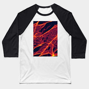 Hottest pattern design ever! Fire and lava #1 Baseball T-Shirt